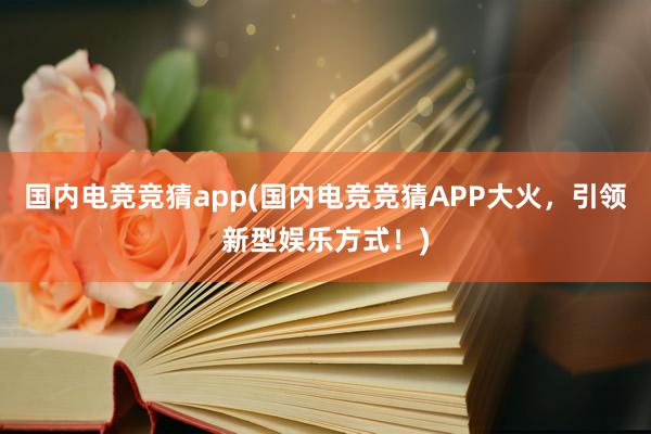 国内电竞竞猜app(国内电竞竞猜APP大火，引领新型娱乐方式！)