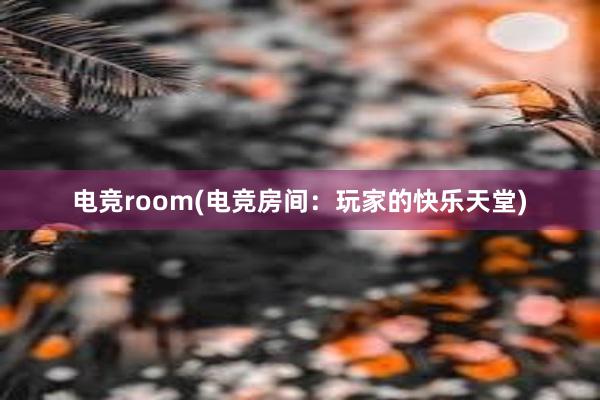 电竞room(电竞房间：玩家的快乐天堂)