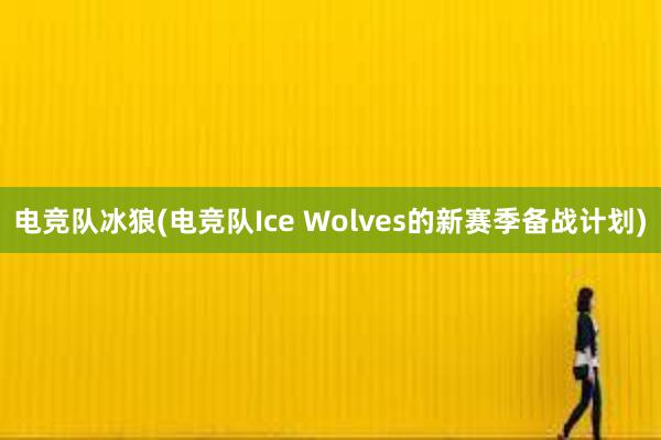 电竞队冰狼(电竞队Ice Wolves的新赛季备战计划)