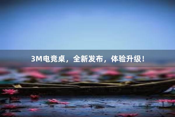 3M电竞桌，全新发布，体验升级！